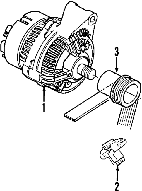 Alternator for 2005 Saab 9-5 #1