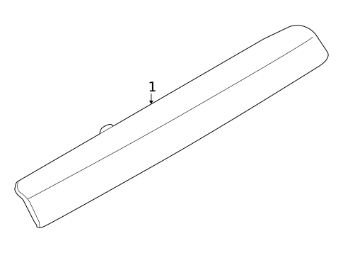 High Mounted Stop Lamp for 2012 Nissan Murano #1