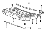 MB369146 - Body: Bumper Cover for Mitsubishi: Cordia Image