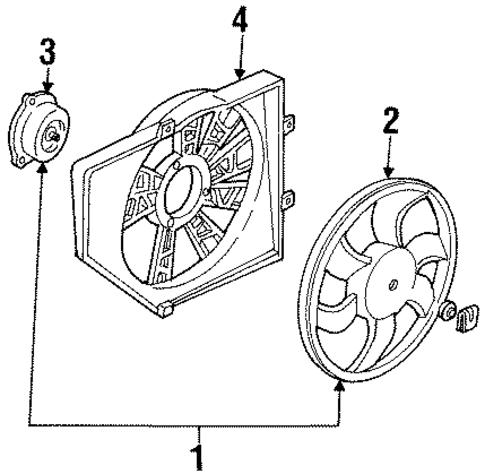 Cooling Fan for 2003 Ford Escort #0