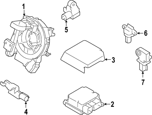 Air Bag Components for 2024 Ford F-150 Lightning #0