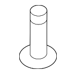 1420608250B - Body: Under Cover Retainer for Kia: Cadenza, Carnival, EV6, EV9, Forte, Forte5, K4, K5, K900, Niro, Niro EV, Optima, Rio, Sedona, Seltos, Sorento, Soul, Soul EV, Sportage, Stinger, Telluride Image