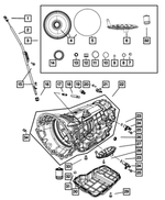 52851583AA - Automatic Transmission Multi-Speed: Screw, Mounting for Jeep: Wrangler Image