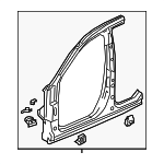 63120TJB315ZZ - Body: Aperture Reinforced for Acura Image