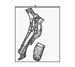 63230TJB315ZZ - Body: Stiffener for Acura Image