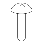 KYP500210 - Body: Grille Screw for Land Rover: Range Rover Image