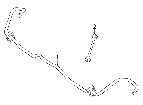 Stabilizer Bar & Components for 2021 Mercedes-Benz S580 #1