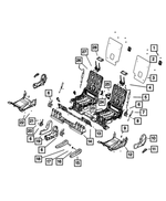 1YY82GT5AA - : Second Row Armrest, Right for Mopar Image