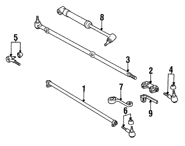 52006606 - Steering: Steering Tie Rod End Adjusting Sleeve for Mopar Image