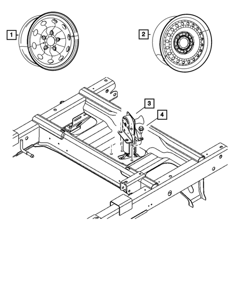 Wheel Spare for 2011 Ram Dakota #0
