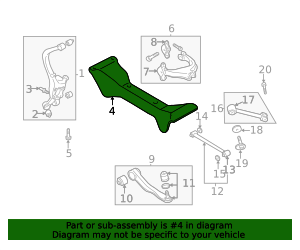 55410-38600 - High-Quality Suspension Subframe Crossmember for