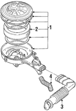 8941554421 - : Air Cleaner Assembly for Isuzu Image