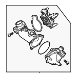79121010B - Cooling System: Water Pump Assembly for Audi Image