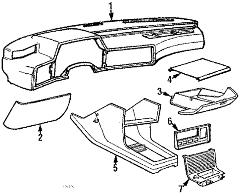Instrument Panel for 1984 BMW 633CSi #0