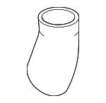 2215015884 - Belts &amp; Cooling: Radiator Coolant Hose for Mercedes-Benz Image