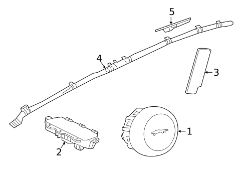 Air Bag Components for 2017 Jaguar XF #0
