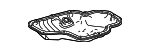 12102F0010 - Engine: Oil Pan for Toyota Image image