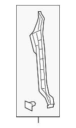 5382747050 - Body: Rear Seal for Toyota: Prius, Prius AWD-e, Prius Prime Image
