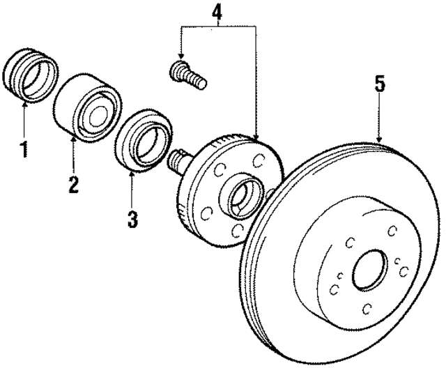 9031150008 - Suspension: Wheel Seal for Toyota Image