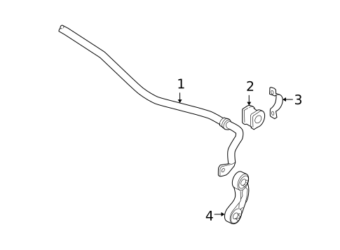 Stabilizer Bar & Components for 2006 Audi A6 #2