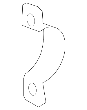 4F0511439 - Suspension: Suspension Stabilizer Bar Bracket for Audi Image