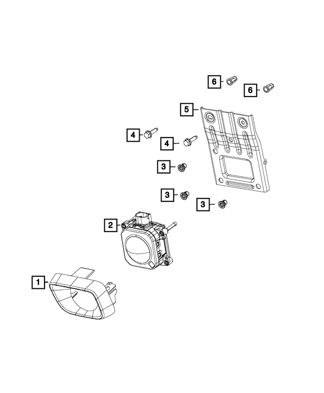 « 4672579AA – Electrical : Module De Commande Adaptatif De Vitesse Capteur Et Support pour Mopar Image »