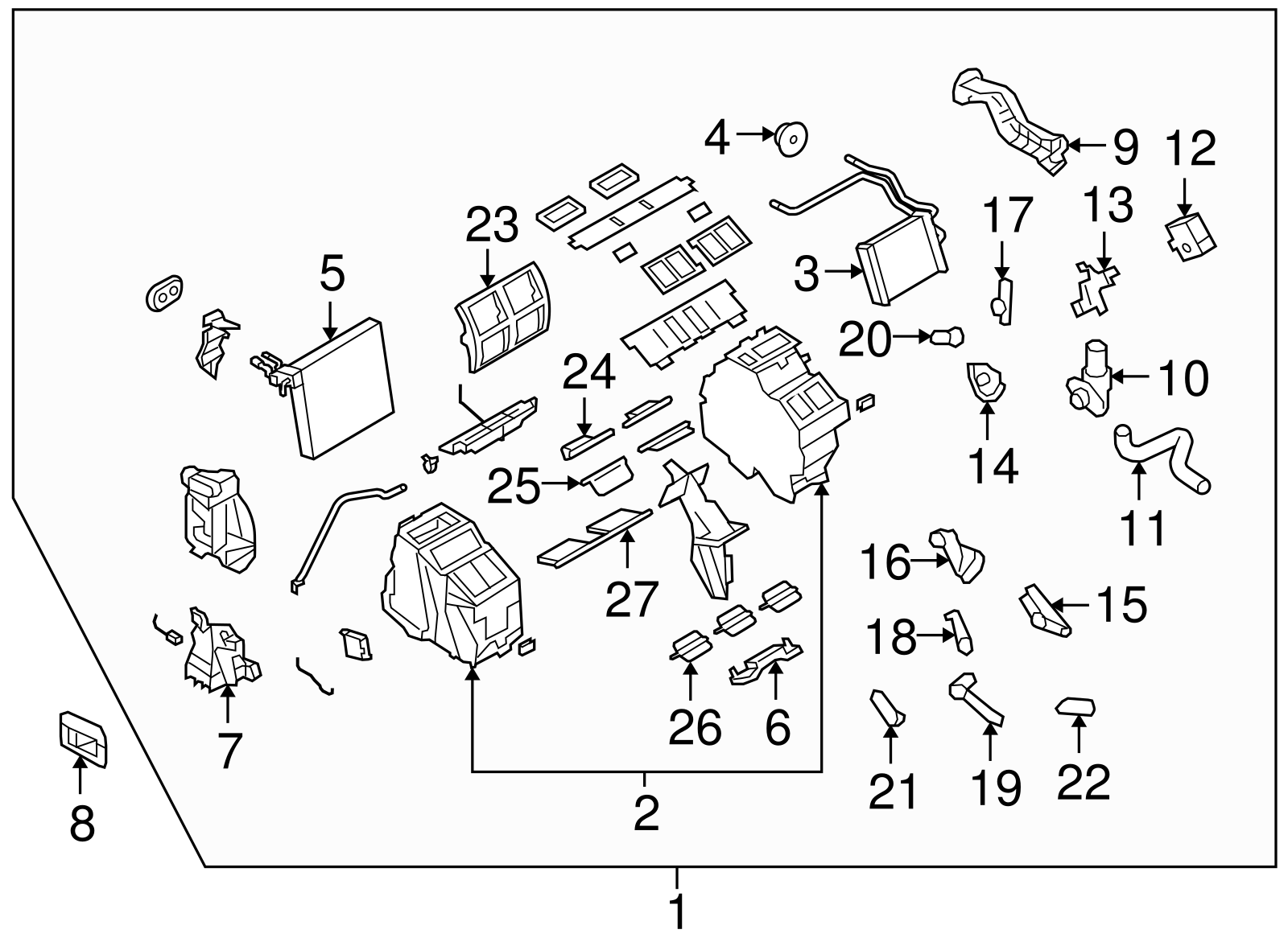 Heater Core Grommet - Nissan (92580-EG000)