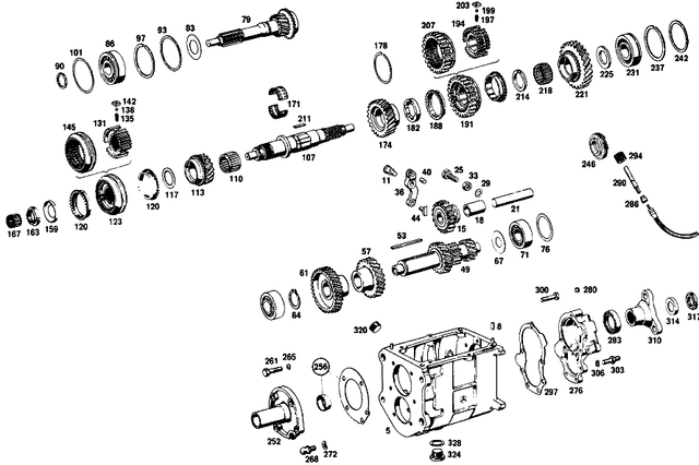 3092620905 - : Main Shaft for Mercedes-Benz Image