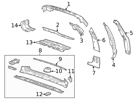 Rear Body for 2020 Cadillac Escalade #0
