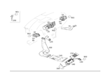 2128303154 - Heating and Ventilation: Air Vent for Mercedes-Benz Image