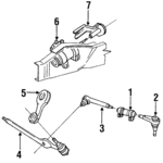 F1TZ3281B - Steering: Adjust Tube for Ford: Explorer Image