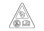 8179006 - Body: Caution Label for Mercedes-Benz Image