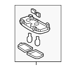 8126052050B1 - : Map Lamp Assembly for Toyota: Corolla, Matrix Image