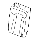 4M8885775A - Body: Seat Back Pad for Audi: Q8, RS Q8, SQ8 Image
