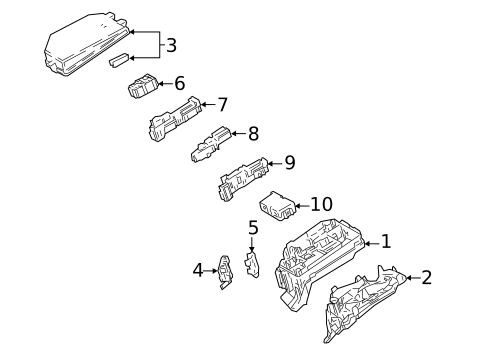 Fuse & Relay for 2021 Toyota C-HR #0