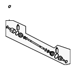 49500AO000 - Suspension: Axle Assembly for Kia: Niro EV Image