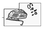 8P0941029AE - Electrical: Headlamp Assembly for Audi: A3, A3 Quattro Image