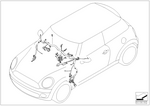 61113457533 - Vehicle Electrical System: Wiring Harness, Instrument Panel for Mini Image