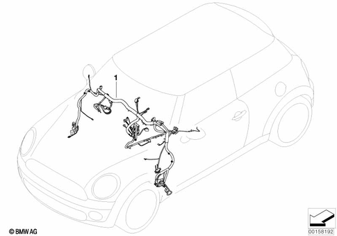 Main Wiring Harness for 2020 Mini JCW GP #2