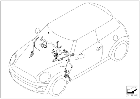 Main Wiring Harness for 2013 Mini Cooper #0
