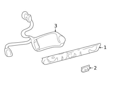Tail Lamps for 1996 Chevrolet C3500 #1
