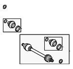 36012812 - Suspension: Axle Assembly for Volvo: S60, V60, V60 Cross Country Image