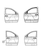 CBA0G102 - Labels: Tire Pressure Label for Mopar Image