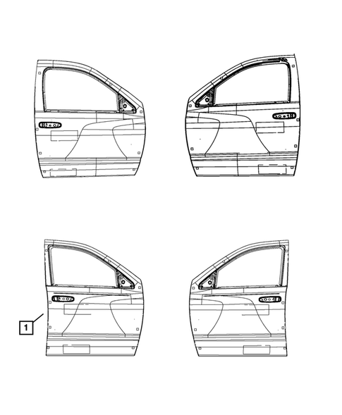 Doors for 2008 Dodge Ram 1500 #0