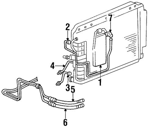 Trans Oil Cooler for 1997 Jeep Grand Cherokee #0