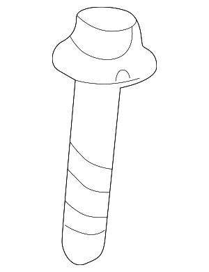 90037813501 - : Lateral Arm Bolt for Porsche Image