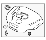PXD5102F0 - : 2019-2021 Mazda 6 - Engine Cover for Mazda: 6 Image