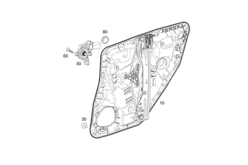 Window Regulator for 2026 Mercedes-Benz GLB35 AMG #0