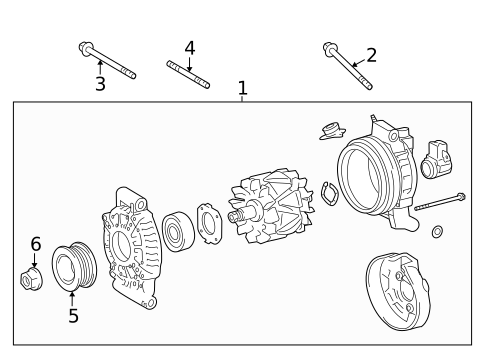 Alternator for 2013 Lexus LX570 #0