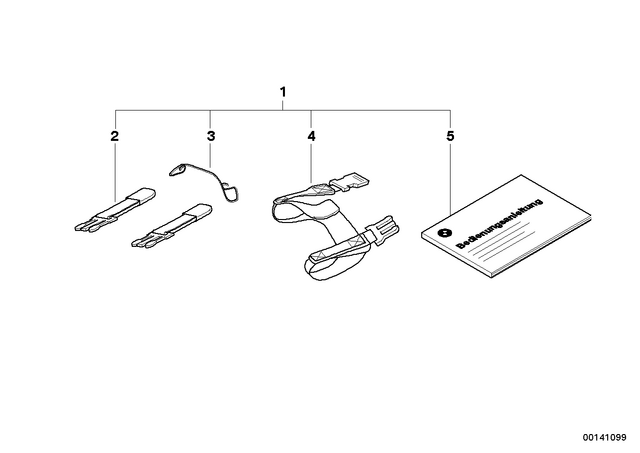 71607690753 - Luggage &amp; Storage: Mounting Kit, Tank Bag - K1200S for BMW-Motorrad Image